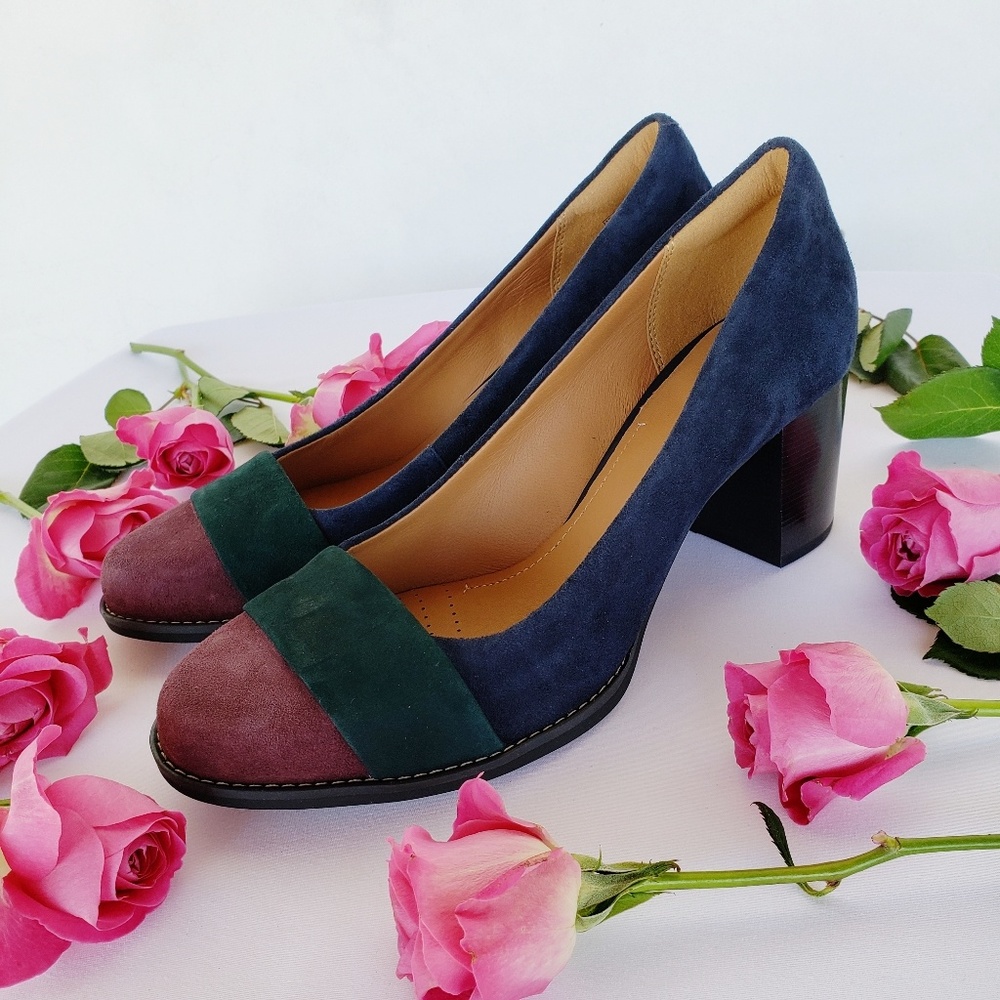 Clarks Artisan Block Heel Dress Pump